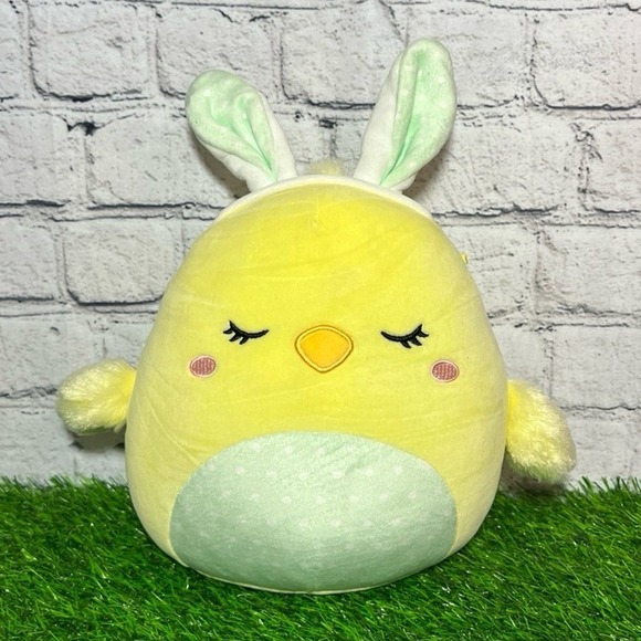 Squishmallows Kellytoy Easter Plush Aimee the Yellow Chick 12"‎ - Picture 1 of 4
